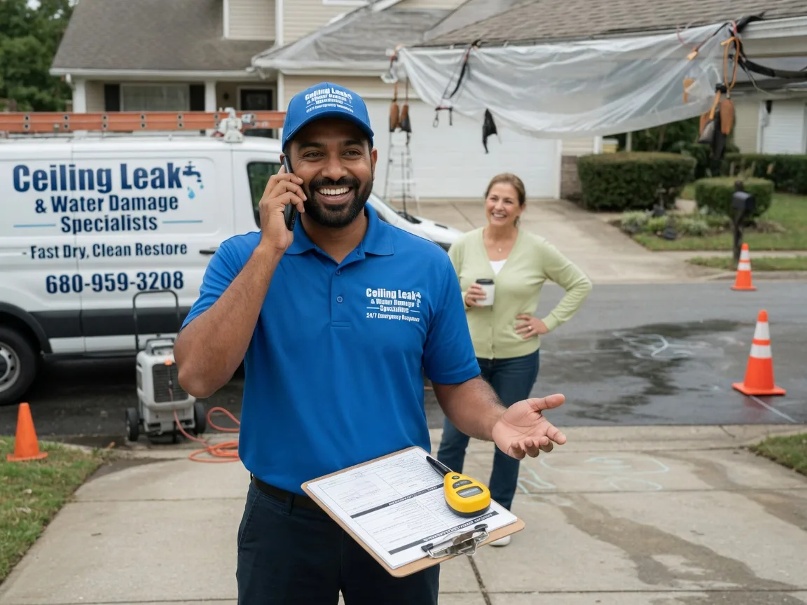Ceiling Leak Cleanup Gunpowder, MD FAQs